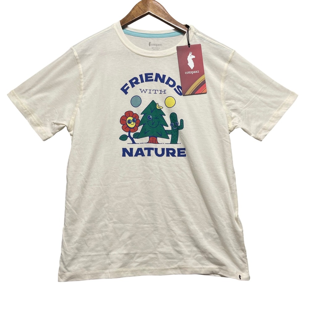 Cotopaxi Graphic T-Shirt Kids XL Friends with Nature Organic Cotton